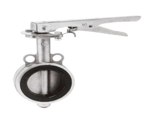 350mm 400mm Size Wafer Butterfly Valve Cast Iron Ggg50
