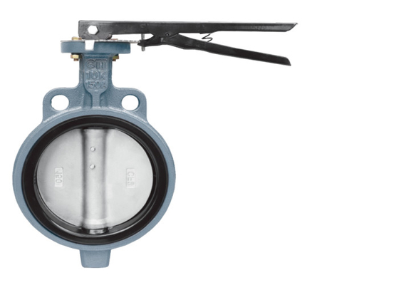 350mm 400mm Size Wafer Butterfly Valve Cast Iron Ggg50